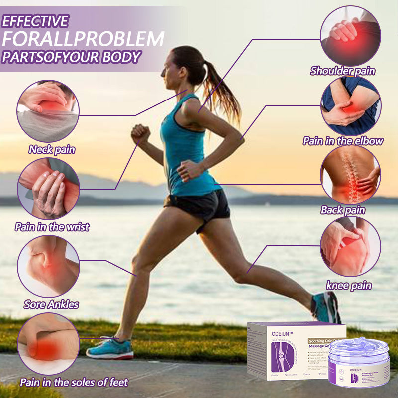 ODEIUN™ Turmeric & Emu Oil Arthritis Soothing Pain Relief Massage Gel 👨⚕️Canada Osteopathic Association (AOA)Approved