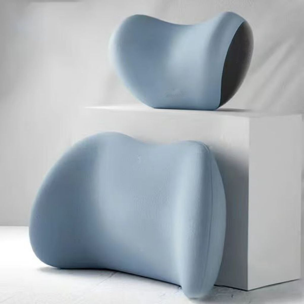 π Car Headrest & Lumbar Support Cushion