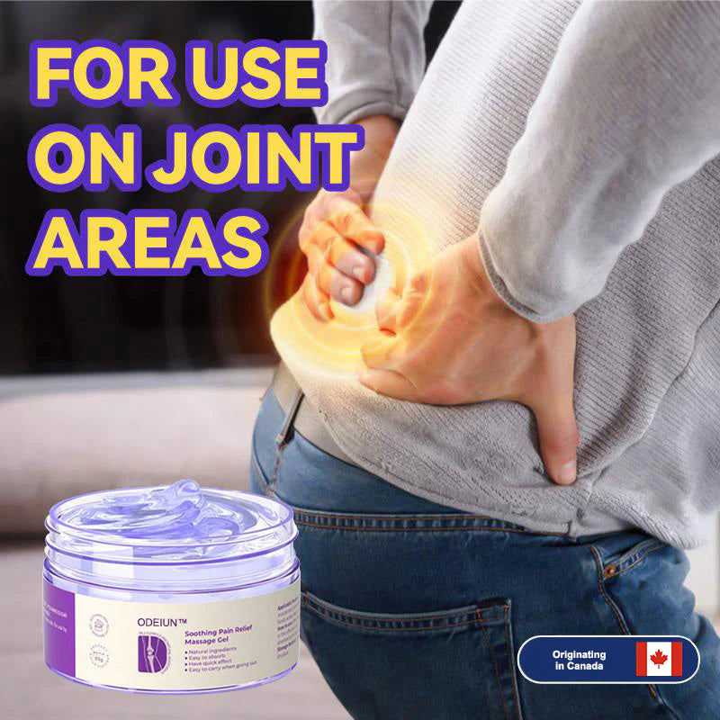 ODEIUN™ Turmeric & Emu Oil Arthritis Soothing Pain Relief Massage Gel 👨⚕️Canada Osteopathic Association (AOA)Approved