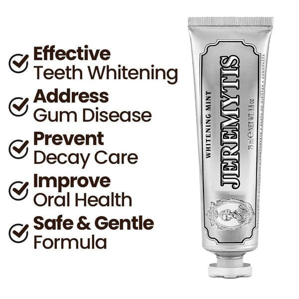 ⏰[Official Brand Store 24-Hours Promotion]" JEREMYTIS™ Ultra Whitening Mint Toothpaste✨"