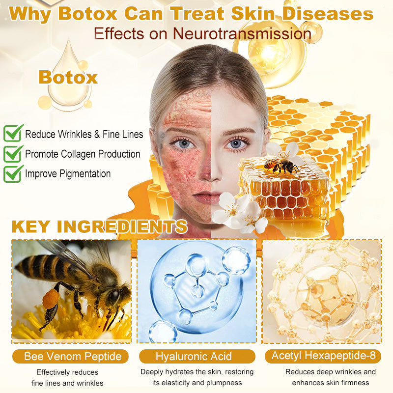 🎁Flash Sale - ODEIUN™ BOTOX Bee Venom Anti-Aging Serum - Suitable for all skin types🐝💎