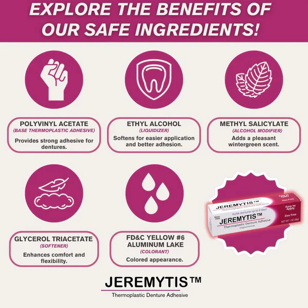 ✨[Official Brand Store] JEREMYTIS™ Thermoplastic Denture Adhesive (✨BUY 2 GET 1 FREE🎁)