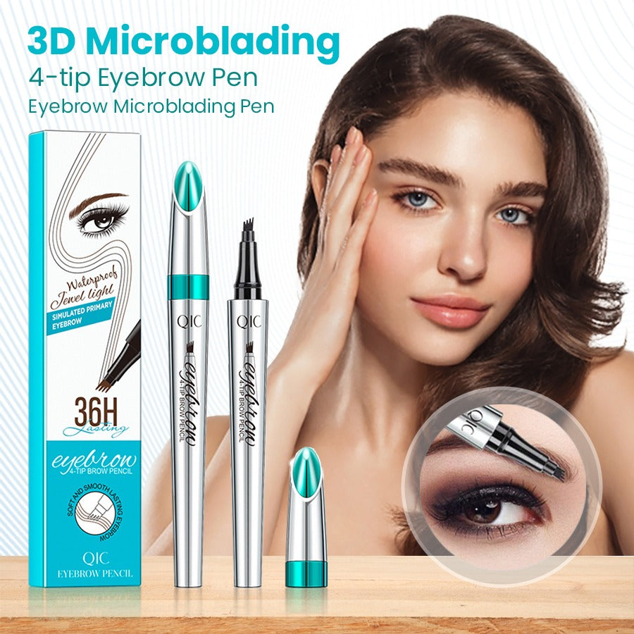 2026 HOT SALE🔥3D Microblading 4-tip Eyebrow Pen