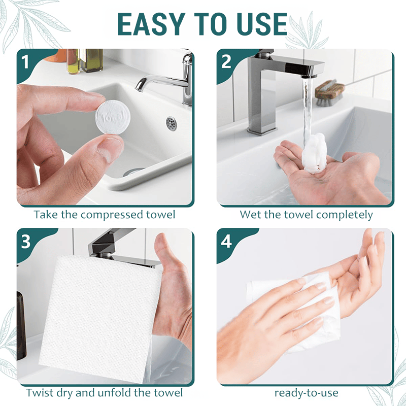✨Compressed Towel Tablets - 100% high-quality pure cotton