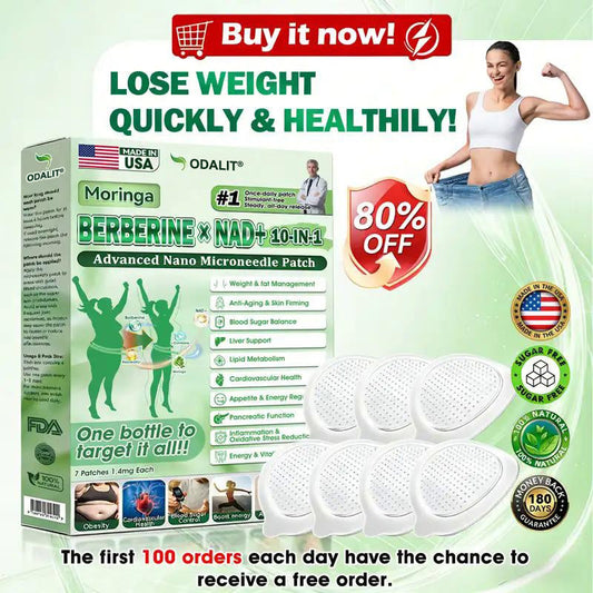 ca 𝐎𝐟𝐟𝐢𝐜𝐢𝐚𝐥 CA 𝐒𝐭𝐨𝐫𝐞 | 🧑‍⚕️🩺 ODALIT® Moringa · Berberine × NAD+ 𝟏𝟎-𝐢𝐧-𝟏 𝐀𝐝𝐯𝐚𝐧𝐜𝐞𝐝 𝐍𝐚𝐧𝐨 𝐌𝐢𝐜𝐫𝐨𝐧𝐞𝐞𝐝𝐥𝐞 𝐏𝐚𝐭𝐜𝐡 — 𝐎𝐧𝐜𝐞 𝐃𝐚𝐢𝐥𝐲, 𝐕𝐢𝐬𝐢𝐛𝐥𝐞 𝐑𝐞𝐬𝐮𝐥𝐭𝐬 𝐢𝐧 𝟕 𝐃𝐚𝐲𝐬