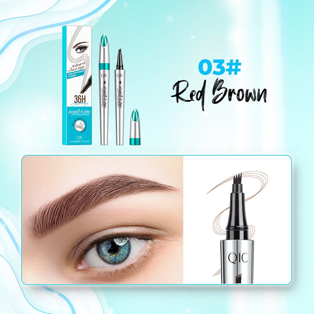 2026 HOT SALE🔥3D Microblading 4-tip Eyebrow Pen