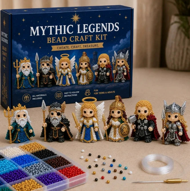 🏆Limited-time offer: 50% discount🧵✨Small 3D animal handmade set with beads