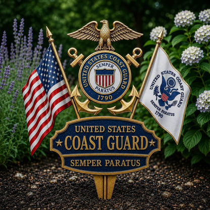 🎖️US Military Branch Tribute Garden Stake Collection