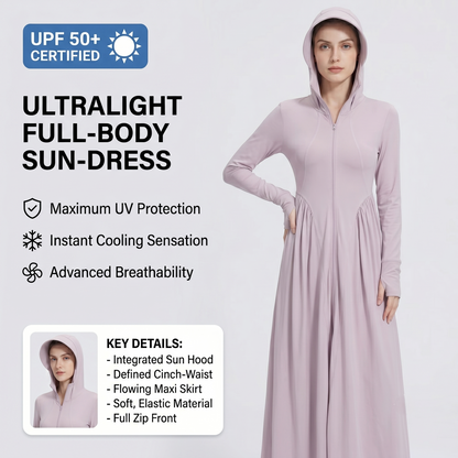 Solara Ultimate Full-Body Sun Defense Maxi Dress