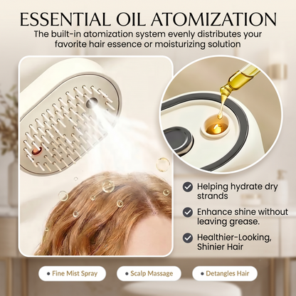 🔥4-in-1 Electric Spray Hair Brush-Electric Spray Air Cushion Massage Comb